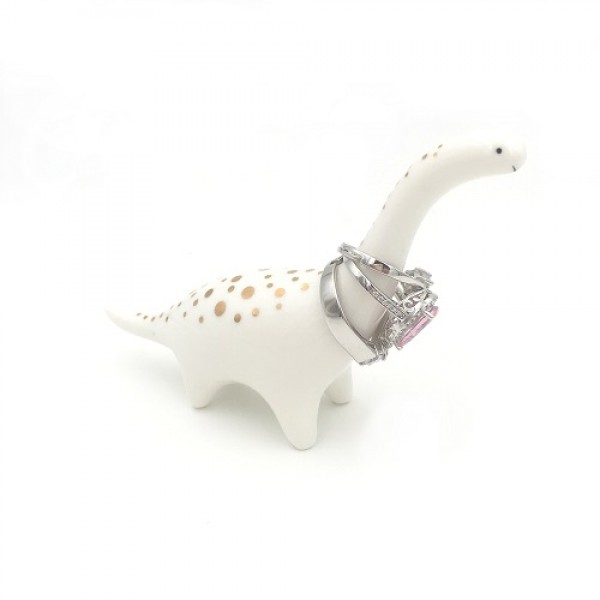 Onlycee Adorable Tanystropheus Dinosaur Jewelry Ring Holder 